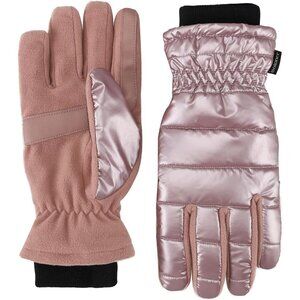 Women's New Blush Water Repellent Sleekheat Gloves Touchscreen Iridescent Flip